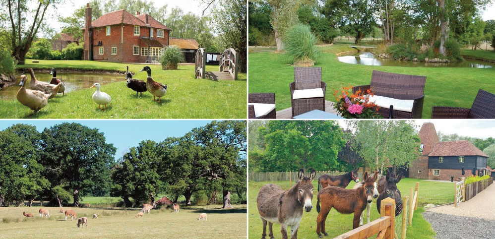holiday cottages with beautiful gardens: Larkin Farm Cottages, Kent